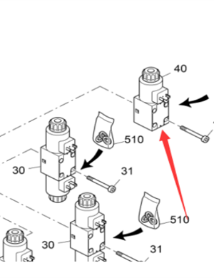 Vö pavers  Vibration solenoid valve part number 2375822