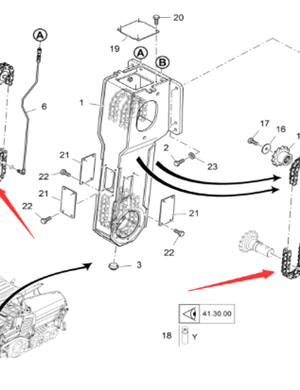 Vö pavers     Spiral chain part number 2053888