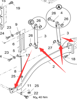 Vö pavers     Leveling cylinder part number 2046682