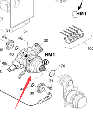 Vö pavers   Rear wheel travel motor part number 225450