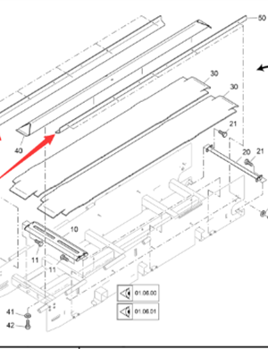 Vö pavers    Left and right scraper chain protection part number 2046265