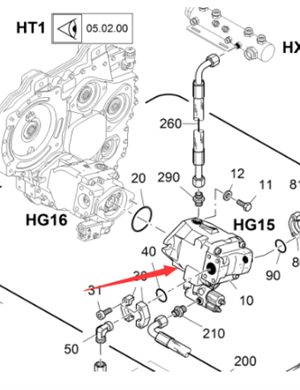 Vö pavers  Traveling pump part number 2253157