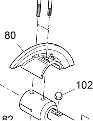 Vö pavers  Right connecting blade part number 2617144