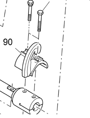 Vö pavers  Left connecting blade part number 2619613