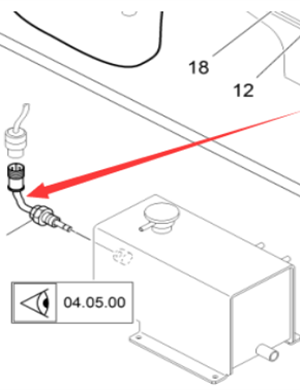 Vö pavers   Cooling level switch part number 2053372