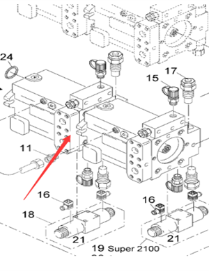 Vö pavers    Dual plunger pump part number 9627881000