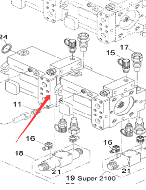 Vö pavers     Hydraulic pump part number 9627891000