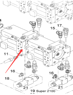 Vö pavers   Hydraulic pump part number 9628141000