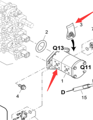 Vö pavers    Dual gear pump part number 9628221000