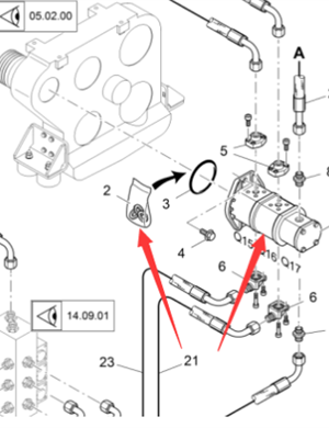 Vö pavers    Triple gear pump part number 9628241000