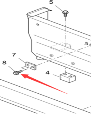 Vö pavers    Connecting bolt part number 2000311