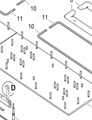 Vö pavers   The part number of the main machine's ironing plate bottom plate is 4602418082