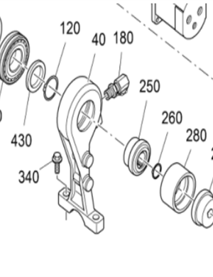 Vö pavers   1.25 meter baffle blade part number 2038077