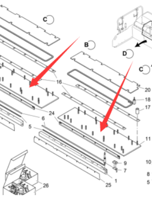 Vö pavers  The part number of the motherboard bottom plate of the host ironing plate is 2042535