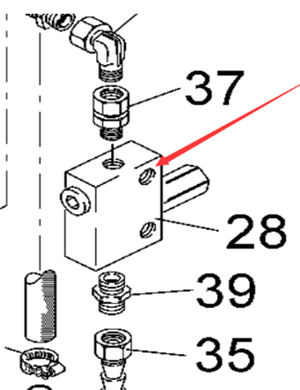 Vö pavers   Hand oil pump part number 4612130042