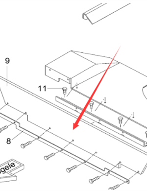 Vö pavers   Rubber baffle part number 4601112215