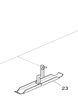 Vö pavers    Sliding shoe 0.35M Part number 2452260014