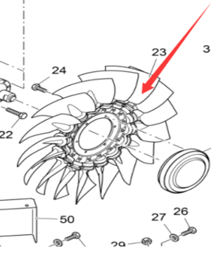 Vö pavers    Fan part number 2036952