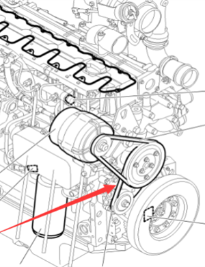 Vö pavers   Fuel pump belt part number 2053377