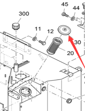 Vö pavers  Diesel tank cover part number 2523341