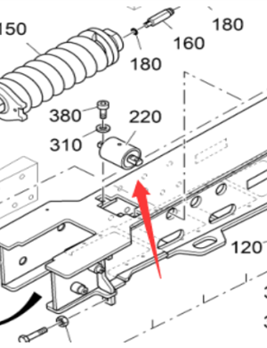 Vö pavers   The part number of the sales center for the supporting pulley is 2306186