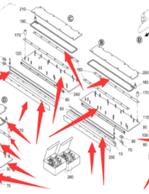 Vö pavers   Mainframe Screed Repair Kit Part Number 2310096