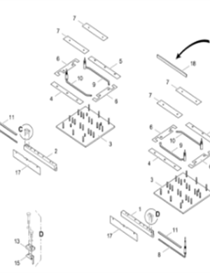 Vö pavers   50 cm Screed Repair Kit Part Number 2166454