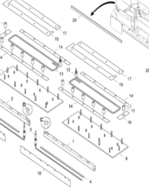 Vö pavers    75Screed Repair Kit Part Number  2166459