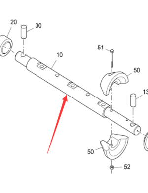 Vö pavers    4.6 meter extension spiral shaft part number 2303364