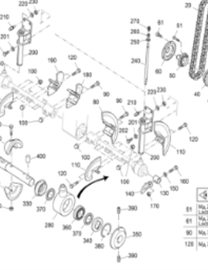 Vö pavers   Part number 2269382 of the repair kit for the material distribution host