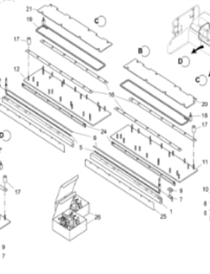   Vö pavers  Mainframe Screed Repair Kit Part Number 2051692