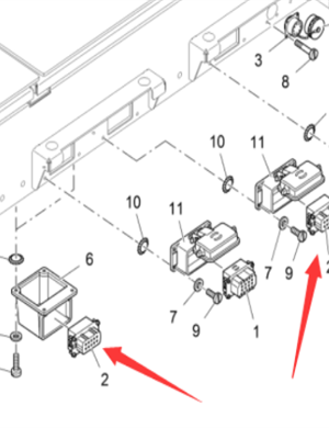 Vö pavers  Industrial connector part number 3515019290