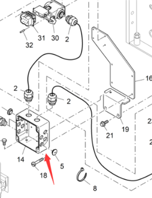 Vö pavers   Heating junction box part number 2431350 