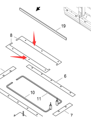 Vö pavers  S1900-3L Paver 1-meter Board Insulation Board Part Number 2122084