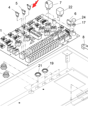 Vö pavers   Fuse 32V Part No. 2024043