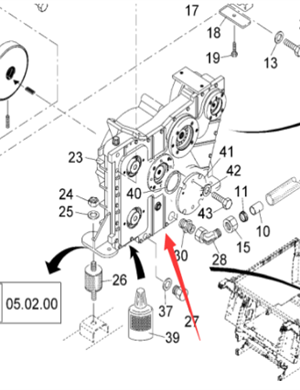 Vö pavers   Pump transfer case assembly part number 4607162197