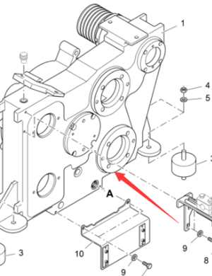 Vö pavers  Transfer case assembly part number 2034605