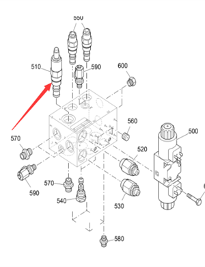 Vö pavers  Flow regulating valve part number 2251200