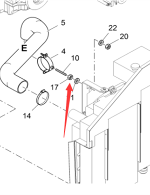 Vö pavers  Steel Nut Part Number 9500080439