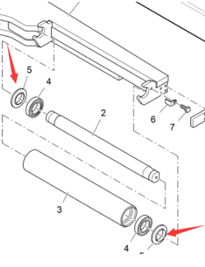 Vö pavers   Idler end cover part number 4604132599