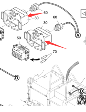 Vö pavers  Connector housing part number 3515050060 