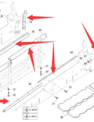 Vö pavers    Scraper chain protection repair kit part number 1019002