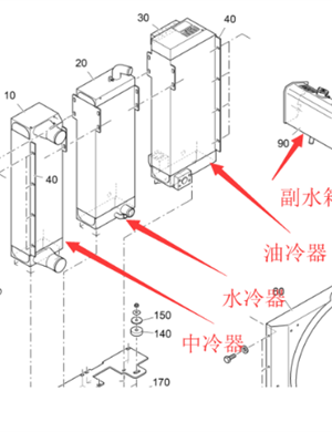 Vö pavers  Combined cooler part number 2240312