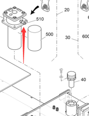 Vö pavers   Liquid filter blockage alarm part number 2228886