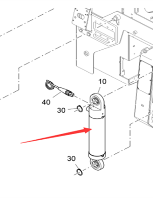 Vö pavers   Lift cylinder part number 2273339