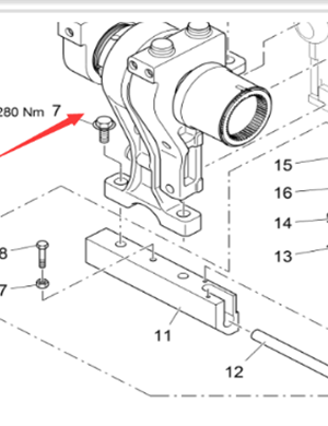 Vö pavers  Part number 4618902438 on the right side of the compactor