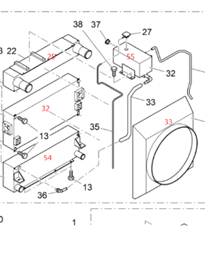 Vö pavers   Combined radiator part number 2045922