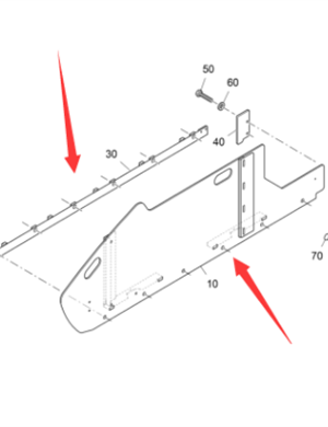 Vö pavers  Left end plate part number 2235845