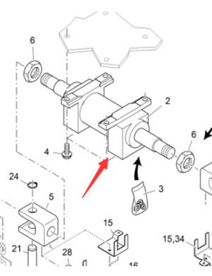 Vö pavers   Steering cylinder part number 2026684