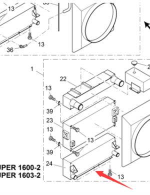 Vö Paver  Water cooler part number 206633